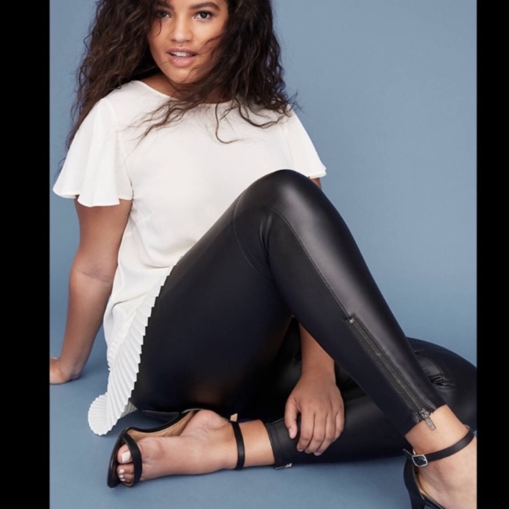 Lane Bryant - Faux Leather Leggings